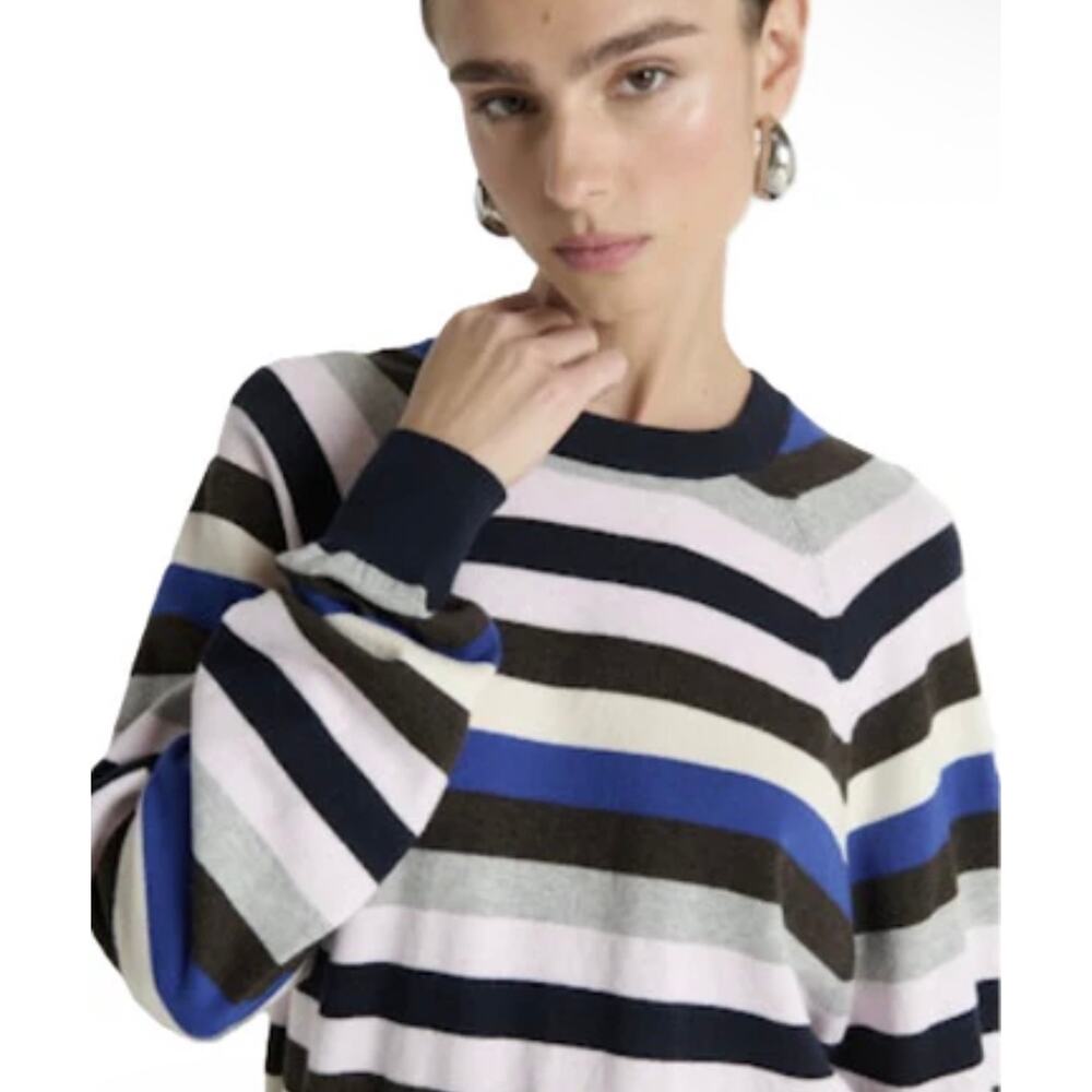 New Nation La yanni stripe sweater $238 sz M - Picture 2 of 5